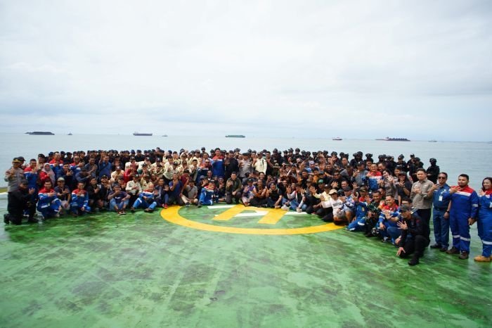 KPI Unit Balikpapan bersama Brimob Polda Kaltim Kompak Latihan Darurat Demi Energi Aman untuk Masyarakat