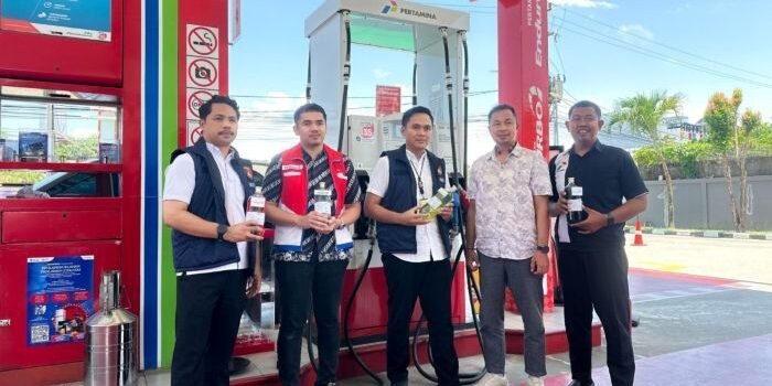 PT Pertamina Patra Niaga Regional Kalimantan bersama Dinas Perdagangan (Disdag) Balikpapan dan Ditreskrimsus Polda Kaltim melakukan inspeksi mendadak (sidak) ke empat SPBU di Balikpapan pada Rabu (24/9/2025). Foto: HO/PT Pertamina Patra Niaga 