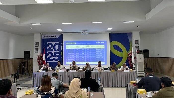 PTMB Gelar Press Conference, pada Senin (22//9/2025). Foto: BorneoFlash/Niken Sulastri