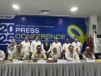 Direktur Utama Perumda Tirta Manuntung Balikpapan, Yudhi Saharuddin, saat Press Conference di Kantor PTMB, pada Senin (22//9/2025). Foto: BorneoFlash/Niken Sulastri