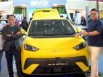 Peluncuran mobil listrik terbaru BYD ATTO 1 di Balikpapan, pada Sabtu (6/9/2025). Foto: HO/PLN UID Kaltimra