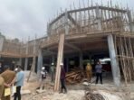 Pembangunan Puskesmas Sepinggan Baru di samping Gedung KNPI Jalan Ruhui Rahaju. Foto: BorneoFlash/Niken Sulastri