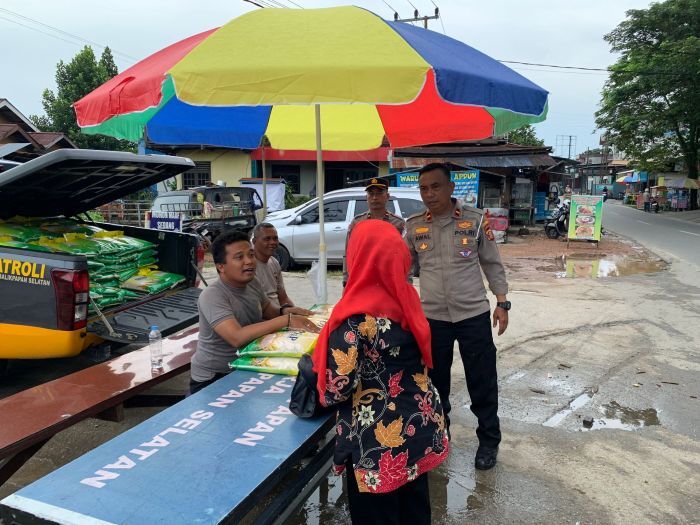 Polresta Balikpapan dan Bulog Sinergi, Gelar Gerakan Pangan Murah Bantu Warga