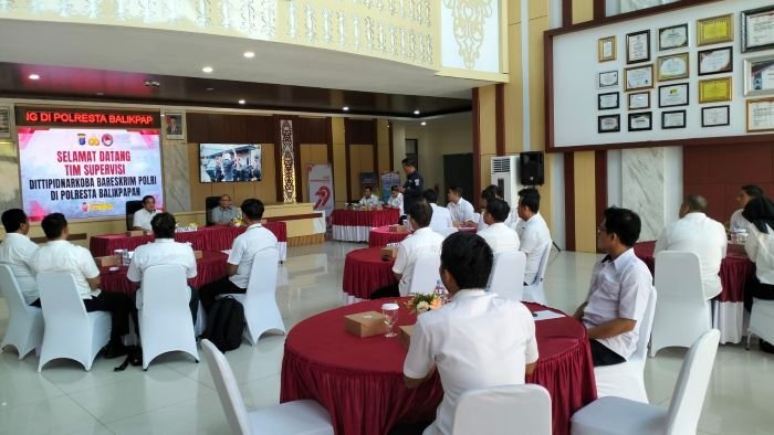 Polresta Balikpapan menerima kunjungan tim supervisi Polresta Balikpapan menerima kunjungan tim supervisi dari Direktorat Tindak Pidana Narkoba (Dittipnarkoba) Bareskrim Polri, pada Rabu (10/9/2025). Foto: HO/Humas Polresta Balikpapan