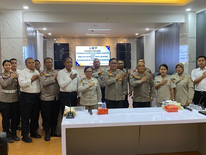 Polresta Balikpapan dan RS Bhayangkara Tingkat II Jalin Kerja Sama, Tingkatkan Layanan Kesehatan Tahanan