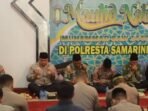 Polresta Samarinda menggelar doa bersama di Masjid Nurul Iman Polresta Samarinda, pada Kamis (11/09/2025). Foto: HO/Humas Polresta Samarinda