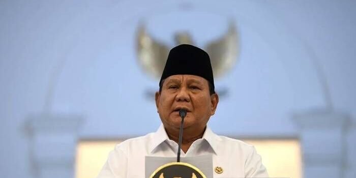 Presiden Prabowo Subianto menyampaikan keterangan pers di Istana Merdeka, Jakarta, Minggu (31/8/2025). FOTO: ANTARA/Galih Pradipta/sgd/bar/pri.