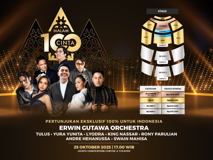 SMARTFREN Menghadirkan Kembali Pertunjukan “SMARTFREN Malam 100 Cinta” Pagelaran Musik, Seni dan Budaya Indonesia