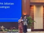 Mantan Menteri Keuangan Sri Mulyani Indrawati dalam prosesi serah terima jabatan di kantor Kementerian Keuangan, Jakarta, Selasa (9/9/2025). FOTO: ANTARA/Imamatul Silfia