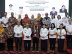 Wakil Bupati Mahulu, Yohanes Avun saat Sosialisasi Quick Win Kemendukbangga sekaligus membentuk TPPS periode 2025–2030. Kegiatan berlangsung di Ballroom Lantai 3 Kantor Bupati Mahulu, pada Rabu (10/9/2025) pagi. Foto: HO/Prokopim Mahulu