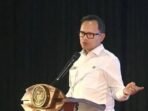 Wakil Menteri Dalam Negeri (Wamendagri), Bima Arya Sugiarto saat melakukan serangkaian kunjungannya di Ternate, Maluku Utara, Kamis (25/9/2025). FOTO : ANTARA/Abdul Fatah/aa.