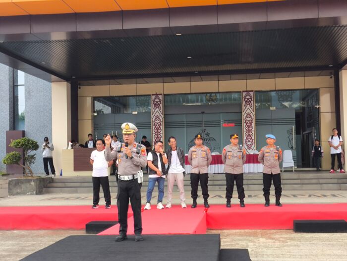 Satlantas Polresta Balikpapan Gelar Lomba Gerak Jalan, Wujudkan Generasi Pelopor Keselamatan Lalu Lintas