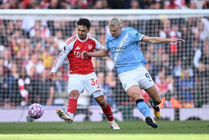 Drama di Emirates! Gol Telat Martinelli Bikin Arsenal Terhindar dari Kekalahan Lawan City