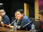 Ketua Umum PSSI, Erick Thohir saat memimpin rapat Komite Eksekutif yang digelar di Surabaya, Jawa Timur. Foto: HO/pssi.org