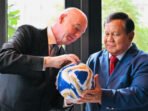 Presiden FIFA Gianni Infantino dan Presiden Republik Indonesia Prabowo Subianto. Foto: HO/pssi.org