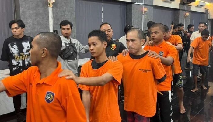 15 tahanan yang sempat melarikan diri dari Rutan Polsek Samarinda Kota akhirnya berhasil ditangkap kembali oleh jajaran Polresta Samarinda. Foto: BorneoFlash/Nur Ainunnisa