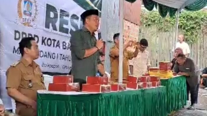 Anggota Komisi I DPRD Kota Balikpapan, Iwan Wahyudi saat menggelar reses di Kelurahan Gunung Samarinda, pada Selasa (21/10/2025). Foto: BorneoFlash/IST