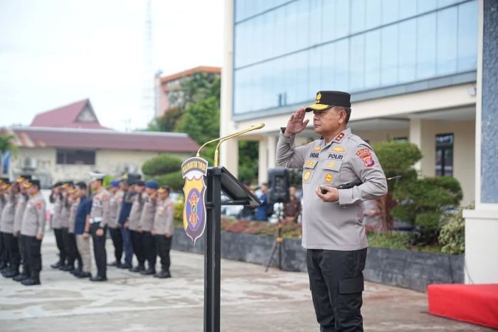 Wujud Transformasi Pelayanan Kepolisian yang Lebih Cepat serta Humanis, Polda Kaltim Gelar Apel Launching 'PAMAPTA'