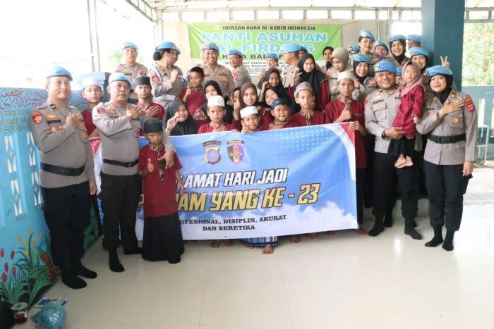 HUT Propam Polri ke-23, Bidpropam Polda Kaltim Gelar Bakti Sosial ke Panti Asuhan Firdaus Balikpapan