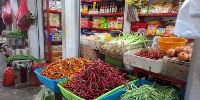 Cabai salah satu penyumbang deflasi di Kota Balikpapan. Foto: BorneoFlash/Niken Sulastri