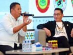 Deputi Bidang Sosial, Budaya, dan Pemberdayaan Masyarakat di Otorita IKN Deputi Bidang Sosial, Budaya, dan Pemberdayaan Masyarakat di Otorita IKN, Alimuddin (kiri) bersama Ketua Umum Pengurus Besar GEPAK, Abraham Ingan (kanan), di Ruang Serbaguna Kemenko 3, Kamis (23/10/2025). Foto: HO/Humas Otorita IKN