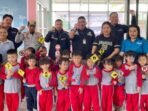 Dishub Kabupaten Mahulu menggelar kegiatan Sosialisasi Sadar Lalu Lintas Usia Dini (SALUD) bagi anak-anak TK Abdi Mulia 10 Lome, Kampung Long Melaham, Kecamatan Long Bagun, pada Jumat (3/10/2025). Foto: HO/Dishub Mahulu