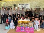Ditlantas Polda Kaltim melaksanakan kegiatan bakti sosial di Panti Asuhan Yaumiddin yang berlokasi di Jalan Soekarno-Hatta KM.24, Kelurahan Karang Joang, Kecamatan Balikpapan Utara, pada Jumat (10/10/2025). Foto: HO/Humas Polda Kaltim