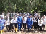 Ditpolairud Polda Kaltim menggelar kegiatan edukasi lingkungan bertema “Peduli Ekosistem Mangrove” bersama mahasiswa Universitas Mulia Balikpapan, pada Sabtu (18/10/2025). Foto: HO/Humas Polda Kaltim