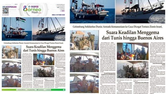 Headline E-Paper BorneoFlash Edisi Senin 6 Oktober 2025