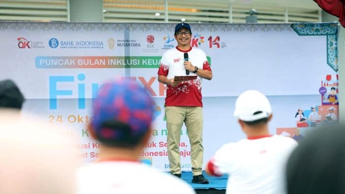 Otorita IKN bersama OJK, BI, serta BEI/IDX menggelar FinExpo 2025 bertema “Inklusi Keuangan untuk Semua, Rakyat Sejahtera, Indonesia Maju” di Balai Kota Otorita IKN, pada Jumat (24/10/2025). Foto: HO/Humas Otorita IKN
