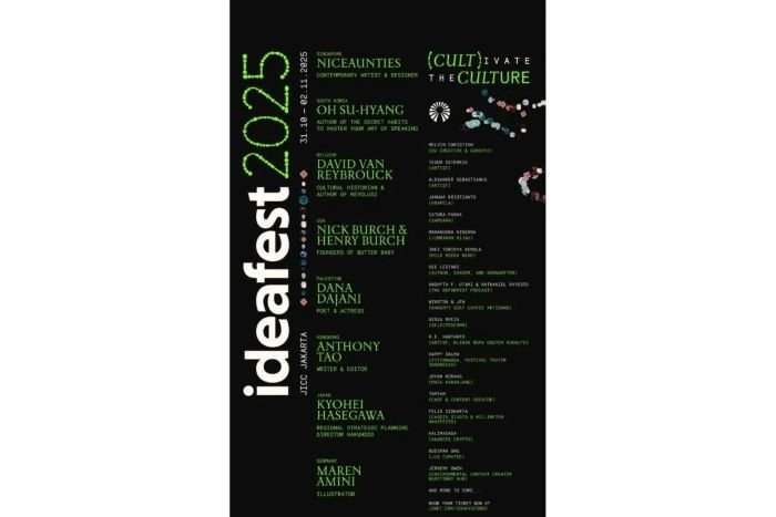 Ilustrasi poster Ideafest 2025. Foto: ANTARA/HO-IdeaFest