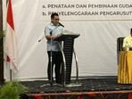 Juru bicara Fraksi Gerindra, Danang Eko Susanto Juru bicara Fraksi Gerindra, Danang Eko Susanto saat Rapat Paripurna, di Hotel Grand Senyiur Balikpapan, pada hari Senin (27/10/2025). Foto: BorneoFlash/Ardian