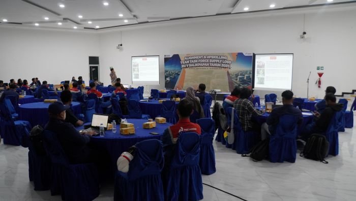 KPI Unit Balikpapan mengadakan kegiatan Alignment & Upskilling Team Task Force Supply Loss 2025, pada 15–16 Oktober 2025 di Main Hall Banua Patra, Balikpapan. Foto: BorneoFlash/Ist