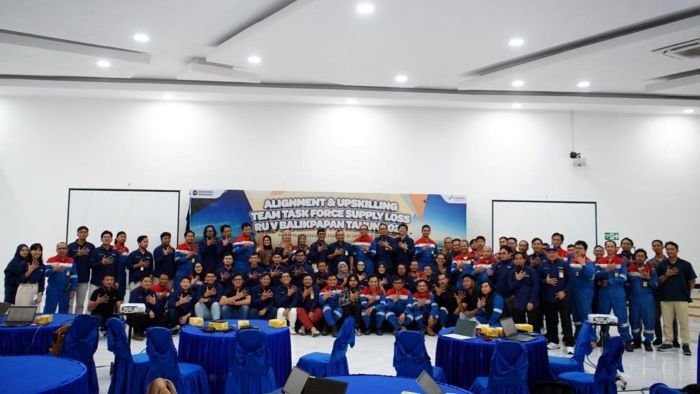 KPI Unit Balikpapan mengadakan kegiatan Alignment & Upskilling Team Task Force Supply Loss 2025, pada 15–16 Oktober 2025 di Main Hall Banua Patra, Balikpapan. Foto: HO/KPI Unit Balikpapan