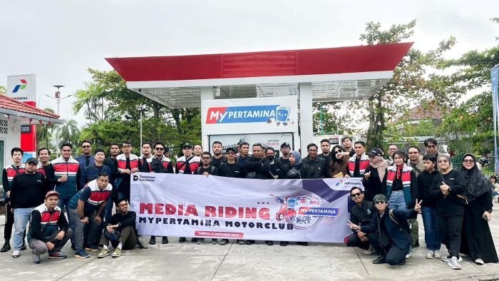 Kegiatan Media Riding MyPertamina Motorclub di Balikpapan, pada Sabtu (4/10/2025). Foto: HO/Pertamina Patra Niaga