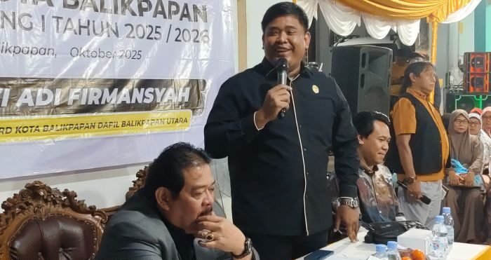 Kegiatan reses Anggota DPRD Kota Balikpapan, Fauzi Adi Firmansyah, di Perumahan Bangun Reksa, Kelurahan Graha Indah, Kecamatan Balikpapan Utara, pada hari Rabu (22/10/2025). Foto: BorneoFlash/IST