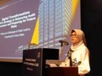 Ketua Badan Pemeriksa Keuangan (BPK) Isma Yatun berbicara saat menjadi pembicara utama dalam seminar internasional yang digelar di Seoul, Republik Korea, Selasa (30/9/2025). FOTO : ANTARA/HO-BPK