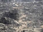 Arsip foto - Kondisi Gaza yang hancur akibat serangan brutal Israel. FOTO : ANTARA/Anadolu/pri. Arsip foto - Kondisi Gaza yang hancur akibat serangan brutal Israel. FOTO : ANTARA/Anadolu/pri.