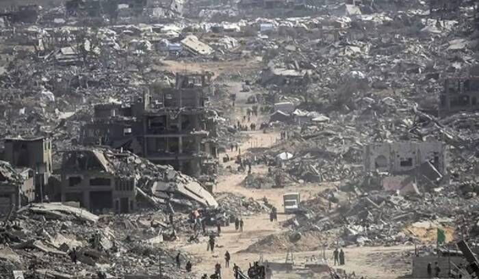 Arsip foto - Kondisi Gaza yang hancur akibat serangan brutal Israel. FOTO : ANTARA/Anadolu/pri. Arsip foto - Kondisi Gaza yang hancur akibat serangan brutal Israel. FOTO : ANTARA/Anadolu/pri.
