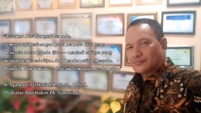Mediator Non Hakim Pengadilan Agama Samarinda, Syarkawi Darkasi. Foto: DOK-Pribadi
