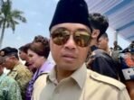 Menteri Sekretaris Negara Prasetyo Hadi, yang juga Juru Bicara Presiden RI, menjawab pertanyaan wartawan saat dia ditemui selepas acara peringatan HUT Ke-80 TNI di Lapangan Silang Monas, Jakarta, Minggu (5/10/2025). FOTO : ANTARA/HO-Dokumentasi Pribadi.