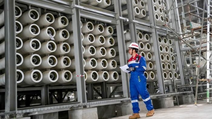 PT KPB berhasil melewati tahap uji coba dan awal pengoperasian Menuju fase Residual Fluid Catalytic Cracking (RFCC) Jantung modernisasi kilang terbesar di Indonesia. Foto: HO/KPB