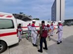 PT Kilang Pertamina Internasional (KPI) Unit RU V Balikpapan menggelar simulasi bencana, di area operasional PT KPI Unit RU V Balikpapan, pada hari Kamis (9/10/2025). Foto: BorneoFlash/Niken Sulastri