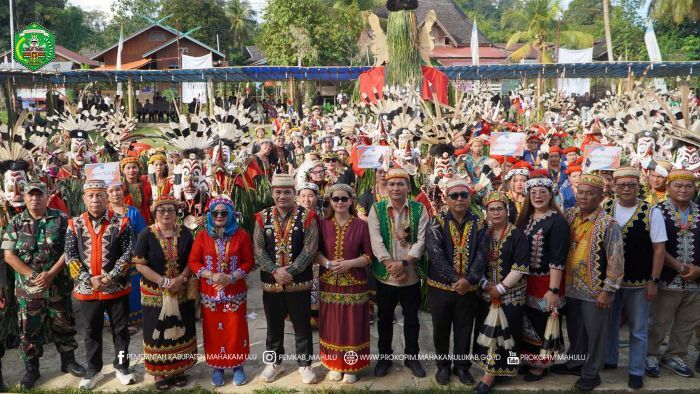 Pagelaran Hudoq Pekayang 2025, Bupati Mahulu: Budaya Adalah Roh Pembangunan, Identitas, dan Kekuatan Moral Mahulu