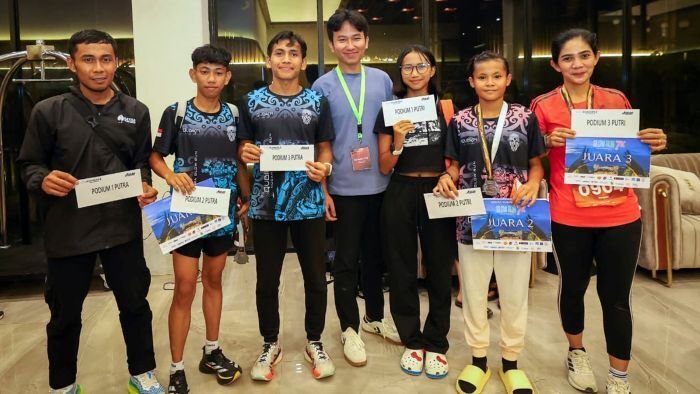 Para Podium Qubika Nusantara Glow Run 7K 2025. Foto: HO/Humas Otorita IKN