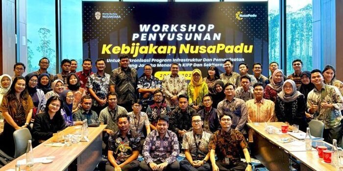 Pegawai Otorita IKN seusai mengikuti workshop penyusunan Kebijakan NusaPadu. Foto: HO/Humas Otorita IKN