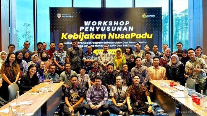 Pegawai Otorita IKN Pegawai Otorita IKN seusai mengikuti workshop penyusunan Kebijakan NusaPadu. Foto: HO/Humas Otorita IKN