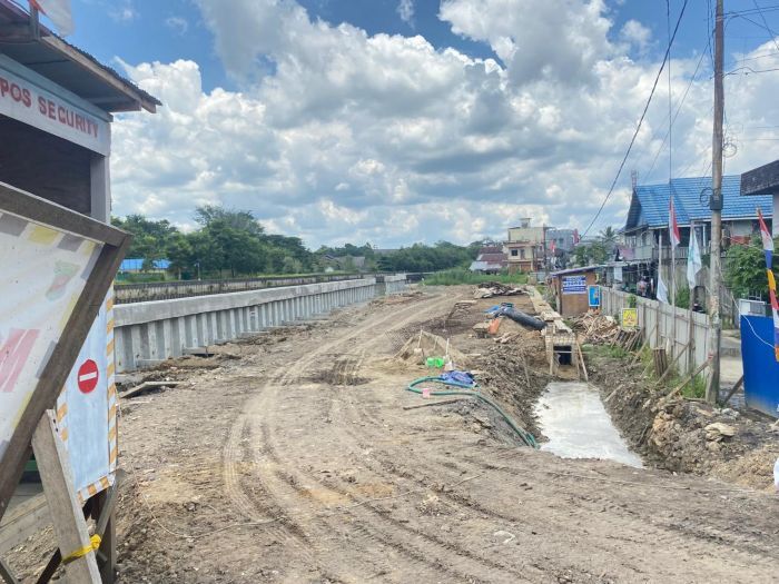 Proyek Turap Ruhui Rahayu Hampir Rampung, 89 Persen Pekerjaan Sudah Terselesaikan
