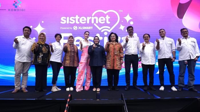 Pembukaan Sisternet Festival 2025 di XLSMART Tower, Jakarta (17/10/2025). Foto: HO/XLSMART