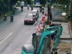 Pemkot Balikpapan melakukan perbaikan drainase di  Jalan MT Haryono Tanjakan Global. Foto: BorneoFlash/IST